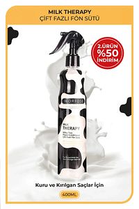Milk Therapy Çift Fazlı Saç Bakım Fön Sütü 400 ml - Besleyici, Koruyucu Etki ürün fotoğrafı