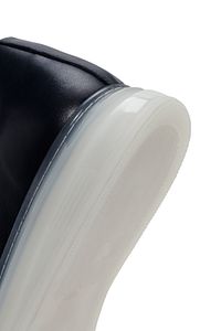 Erkek Lacivert Kalın Tabanlı Bağcıklı Deri Sneaker 24sfd675118 ürün fotoğrafı