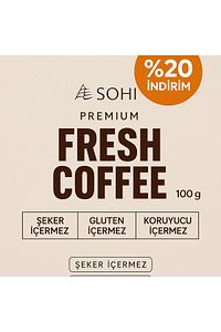 Sohi Fresh Bitkisel Kahve | Hindiba, Tarçın, Çörekotu – 20 Saşe ürün fotoğrafı