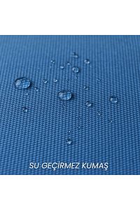 Su Itici Kumaşıyla Şezlong Minderi - Mavi ürün fotoğrafı