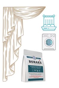 Boraks Katkılı Toz 681 G Tül Perde Temizleyici Deterjan ürün fotoğrafı