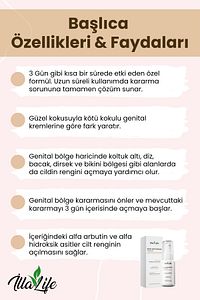 Güzel Kokulu & Etkili Genital Bölge Beyazlatıcı Krem Özel Bölge Kararması Karşıtı Aydınlatıcı Krem ürün fotoğrafı