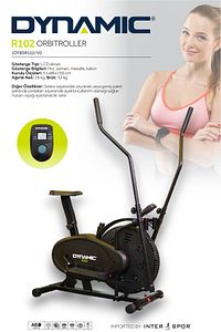 R102n Eliptik Bisiklet Ayakta Ve Oturarak Kullanılabilir Orbitroller Orbitrack ürün fotoğrafı