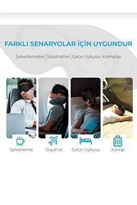 3d Uyku Göz Bandı / Doğal melatonin artışı ürün fotoğrafı