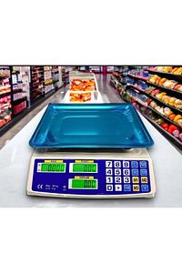 Market Pazarcı Ve Kasap Terazisi 40 Kg Kapasiteli Elektronik Dijital Şarjlı Tartı ürün fotoğrafı