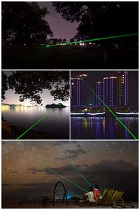 Turbo X Yeşil Şarjlı Lazer Pil Anahtar - Uzun Menzilli, Güçlü Ve Çoklu Işık Efektli Er ürün fotoğrafı