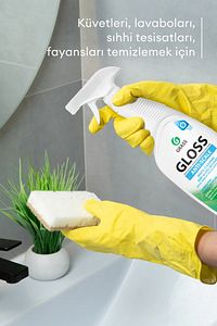 Gloss Pas & Kireç Sökücü Sprey 600ml - Çok Amaçlı, Hızlı Etkili, Leke Bırakmaz ürün fotoğrafı