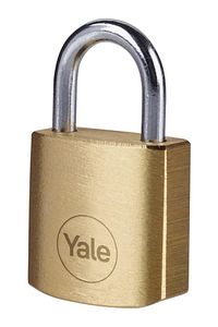 Yale Y110b/20/111/2 - 20mm Pirinç Asma Kilit 2&amp;apos;li Set - Standart Koruma - Çelik Halka - 3 ürün fotoğrafı