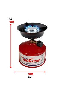 İksa Mocamp Kamp Ocağı 2025 Model, 1 Tüp Gaz Hediyeli - Kırmızı, One Size ürün fotoğrafı