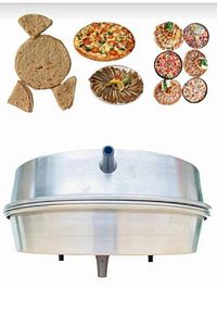 Elektrikli Tandır Fırın Ekmek, Lahmacun Pizza Yemek Yapma Makinası Topraklı Kablo Büyük Boy 48 Cm ürün fotoğrafı