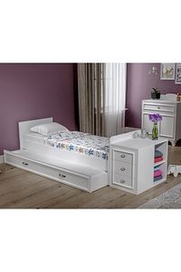 Lisa Büyüyebilen Bebek Odası Beyaz %100 Mdf ürün fotoğrafı