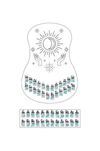 Ukulele Yeni Başlayanlar Için Arkasına ,yanına Yapıştırılan Şeffaf Akor Tablosu,cetveli ürün fotoğrafı