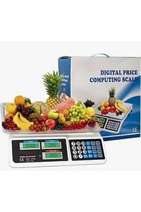 Market Pazarcı Ve Kasap Terazisi 40 Kg Kapasiteli Elektronik Dijital Şarjlı Tartı ürün fotoğrafı
