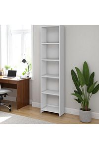 6 Raflı 40 Cm Dekoratif Kitaplık Beyaz Kitaplık Ofis Kitaplığı Dolap Evrak Rafı Ev Rafı Kitap Rafı ürün fotoğrafı