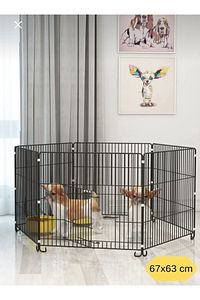 Katlanır Metal Köpek Oyun Alanı , Evcil Hayvan Oyun Eğitim Alanı , Köpek Çiti , Tavşan Çiti 60/44 ürün fotoğrafı