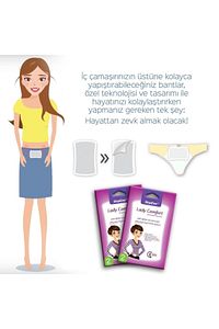 Lady Comfort Regl Ağrılarına Karş Isıtıcı Ped | 2’li Paket ( 2 X 2 ) ürün fotoğrafı