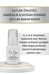 Çatlak Önleyici Bakım Krem- Hamilelik & Doğum Sonrası Çatlak Bakım Kremi ürün fotoğrafı