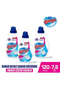 Sıvı Çamaşır Deterjanı Amber Çiçeği 2600 ml 3lü ürün fotoğrafı
