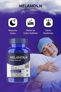Melatonin Salınımı Sağlayan, Daha Kaliteli, Stressiz Uyku, 5-htp Içeren Takviye Edici Gıda 60 Tablet ürün fotoğrafı