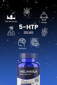Melatonin Salınımı Sağlayan, Daha Kaliteli, Stressiz Uyku, 5-htp Içeren Takviye Edici Gıda 60 Tablet ürün fotoğrafı