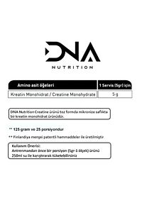 Creatine Monohydrate 125gr ürün fotoğrafı