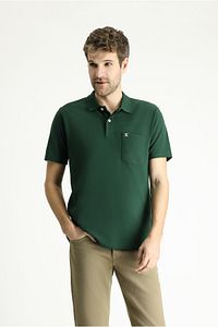Cepli Polo Yaka Regular Fit Nakışlı Pamuk Tişört ürün fotoğrafı
