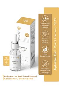 Aydınlatıcı Ve Renk Tonu Eşitleyici Ferulic Acid Içeren %20 C Vitamini Serum 30 ml ürün fotoğrafı