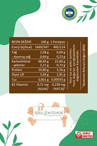 Keçiboynuzu Unlu Muhallebi Karışımı B1 Vitaminli Organik Tahıl Bazlı Bebek Ek Gıdası 250g ürün fotoğrafı
