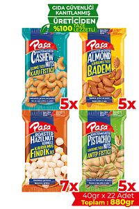 Karışık Kuruyemiş 40 gr X 22 Adet (880 GR) ürün fotoğrafı