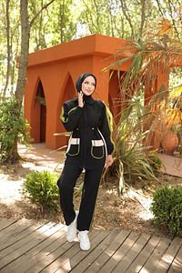 Tesettür Spor giyim Kadın Eşofman Takımı modest ve şık ürün fotoğrafı