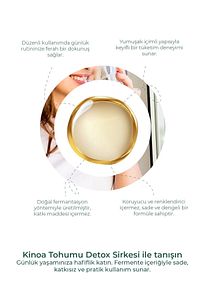 Kinoa Tohumu Detox Sirkesi 250ml ürün fotoğrafı