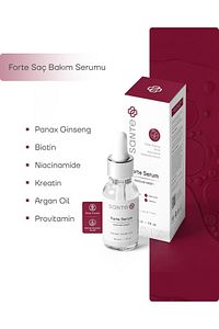 Yoğun Saç Dökülmesi Karşıtı Biotin & Keratin & Ginseng Forte Saç Serumu 30 ml ürün fotoğrafı