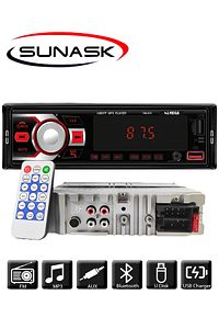 Sn-215 Çift Usb'li Bluetooth Oto Teyp Araba Teyibi Kumandalı Oto Teyip Mp3 Çalar Amfi Çıkışlı ürün fotoğrafı