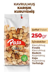 Kavrulmuş Karışık Kuruyemiş 250 gr ürün fotoğrafı