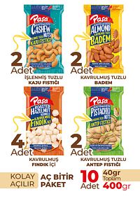 Karışık Kuruyemiş 40 gr X 10 Adet (400 GR) ürün fotoğrafı