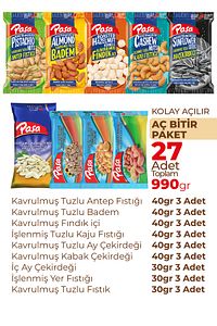 Lezzeti Keşfet Lüx Paket 990 gr - 27 Paket (NATUREL 1. KALİTE) ürün fotoğrafı
