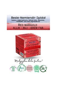Red Marigold Nemlendirici - Antioksidan Işıltı Veren Balm (DOĞAL İÇERİKLİ RUJ- ALLIK-GÖZ FARI) ürün fotoğrafı