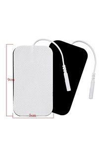 Tens Pedi Fizik Tedavi Cihazı Için Yapışkanlı Tens Elektrodu 5 Cm X 9 Cm 4 Adet Soketli ürün fotoğrafı