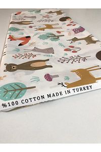 Bebek Çocuk Mama Sandalyesi Minderi Doğa Yeşil Desenli ürün fotoğrafı