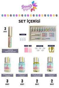 50 Kullanımlık Lash Lift Kit Perması Kirpik-kaş Lifting Seti Tam Profesyonel ürün fotoğrafı