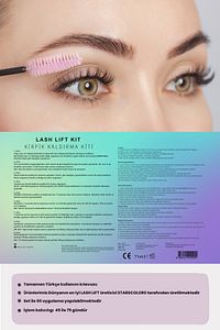 50 Kullanımlık Lash Lift Kit Perması Kirpik-kaş Lifting Seti Tam Profesyonel ürün fotoğrafı
