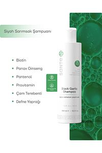 Kepek Ve Saç Dökülmesi Karşıtı, Protein Ve Ginsengli Siyah Sarımsaklı Şampuan 400 ml ürün fotoğrafı