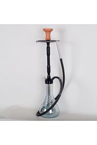 Novacıtyshop Siyah Konya Kilitli Nargile Takımı Klasik 65 Cm ürün fotoğrafı