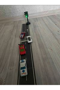 Sesli Ve Işıklı Trafik Lambası - 14 cm ürün fotoğrafı