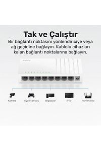 5port Fs105d 10/100 Yönetilemez Switch ürün fotoğrafı