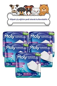 Yatak Koruyucu Örtü 60x90 Cm 30'lu X5 Adet ürün fotoğrafı