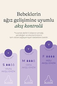 NaturalWave® 2'li Biberon Emziği Hızlı Akışlı (6 Ay+) ürün fotoğrafı