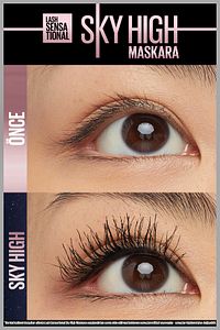 Lash Sensational Sky High Maskara Siyah ürün fotoğrafı