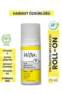 Wou Ter Önleyici Beyazlatıcı Roll-on Deodorant 75 ml ürün fotoğrafı