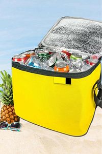 Termal Çanta Termos Çanta Piknik Kamp Çantası Sıcak Ve Soğuk Tutan Çanta 40 Litre-sarı ürün fotoğrafı